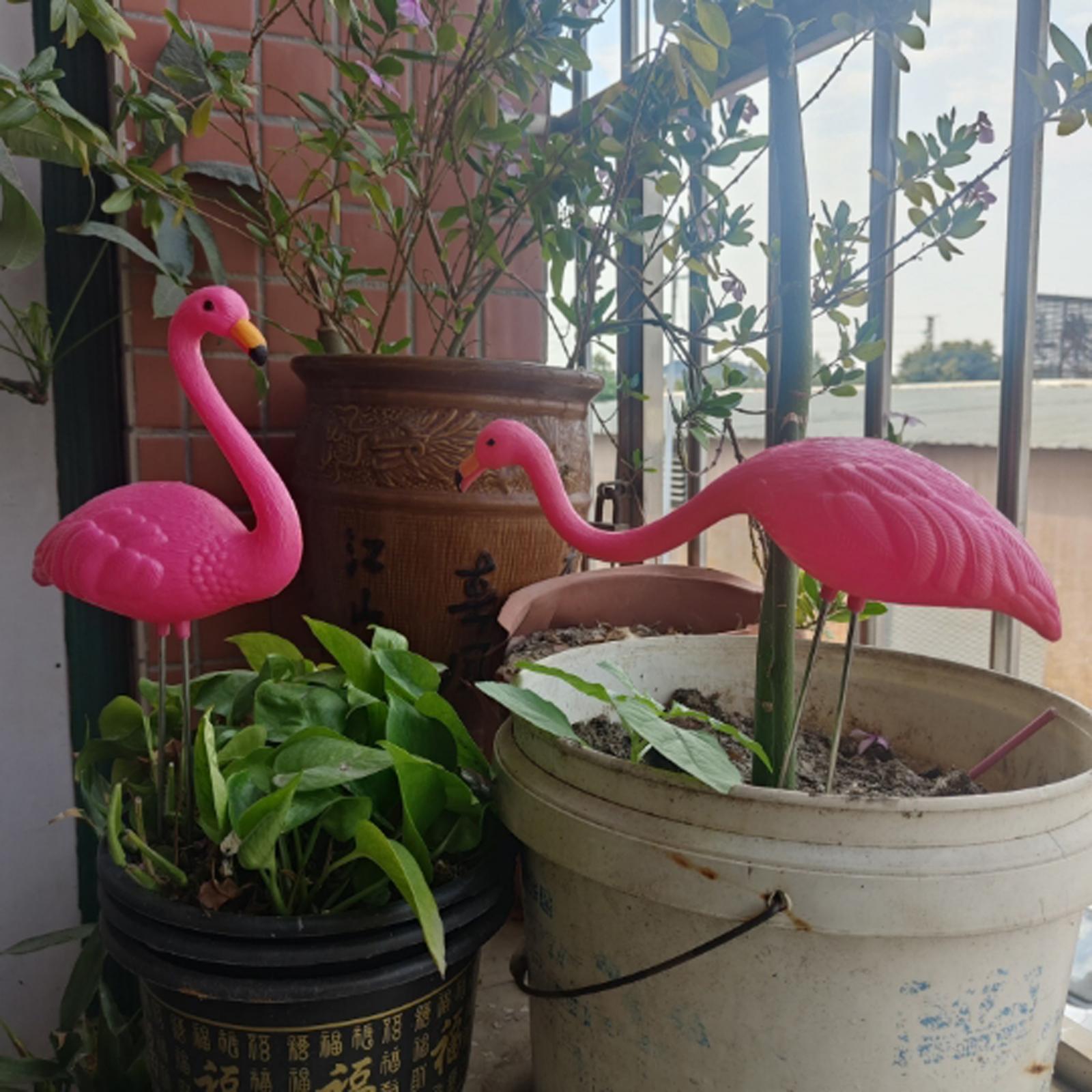 Plant Parents - Flamingo Garden Figurine ABS Stake Ornament