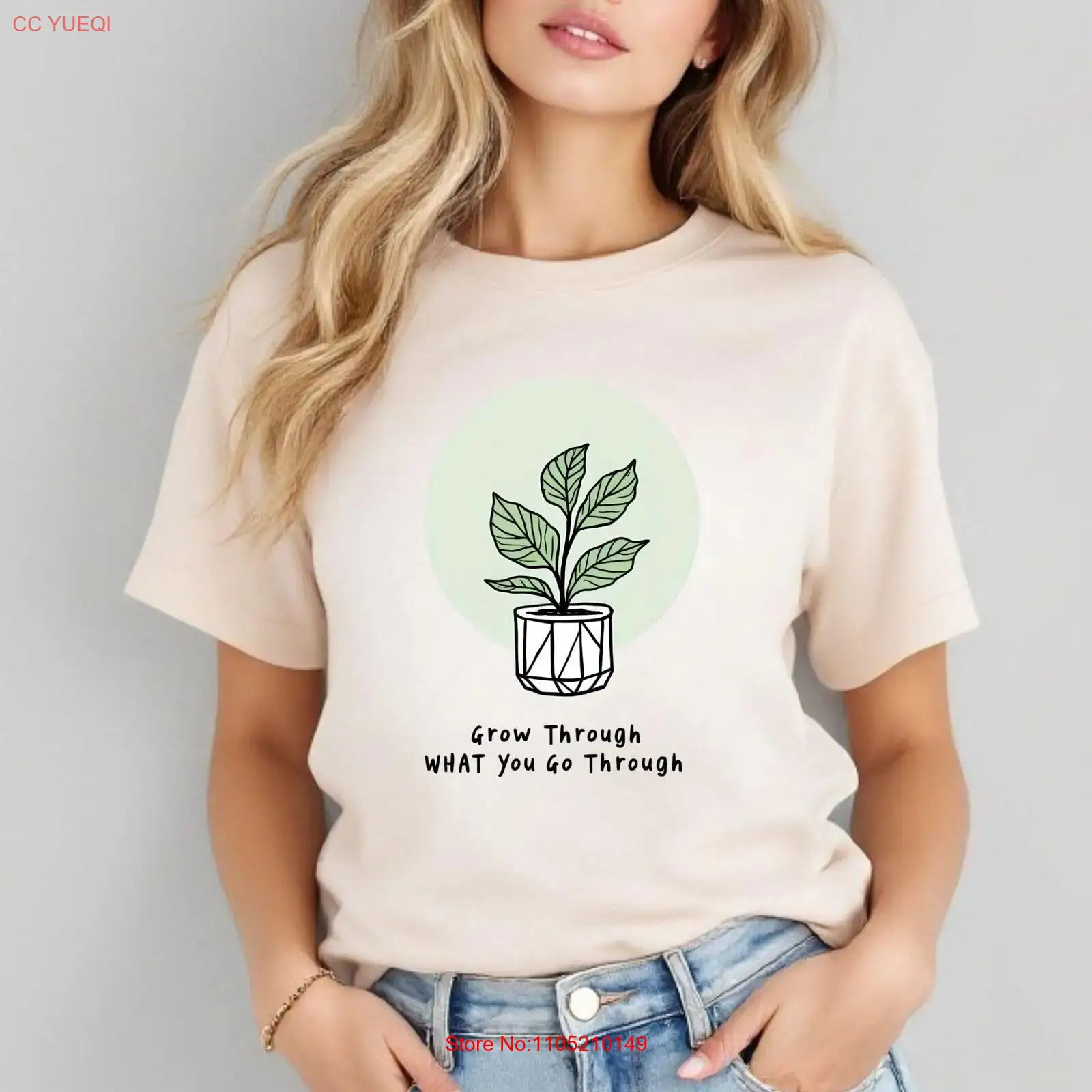 Plant Parent T Shirt - Minimalist Plant Parent T Shirt Grow