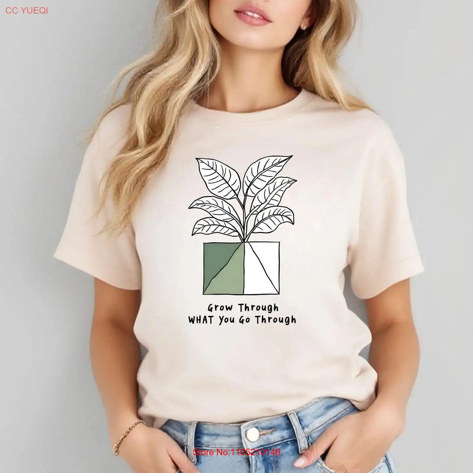 Plant Parent T Shirt - Minimalist Plant Parent T Shirt Grow