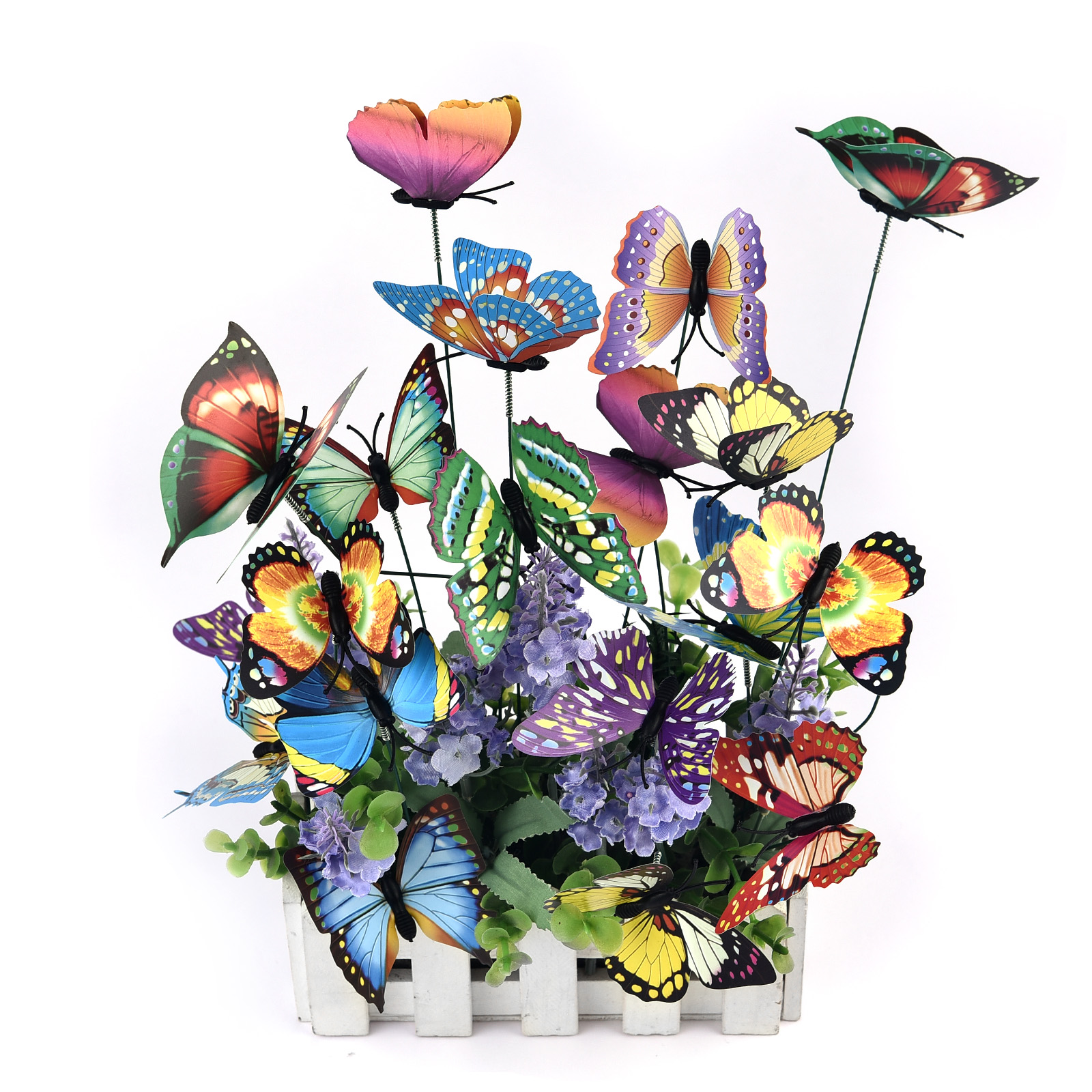 24Pcs/set Butterflies Garden Y - Plant Parents ulasan dan harga