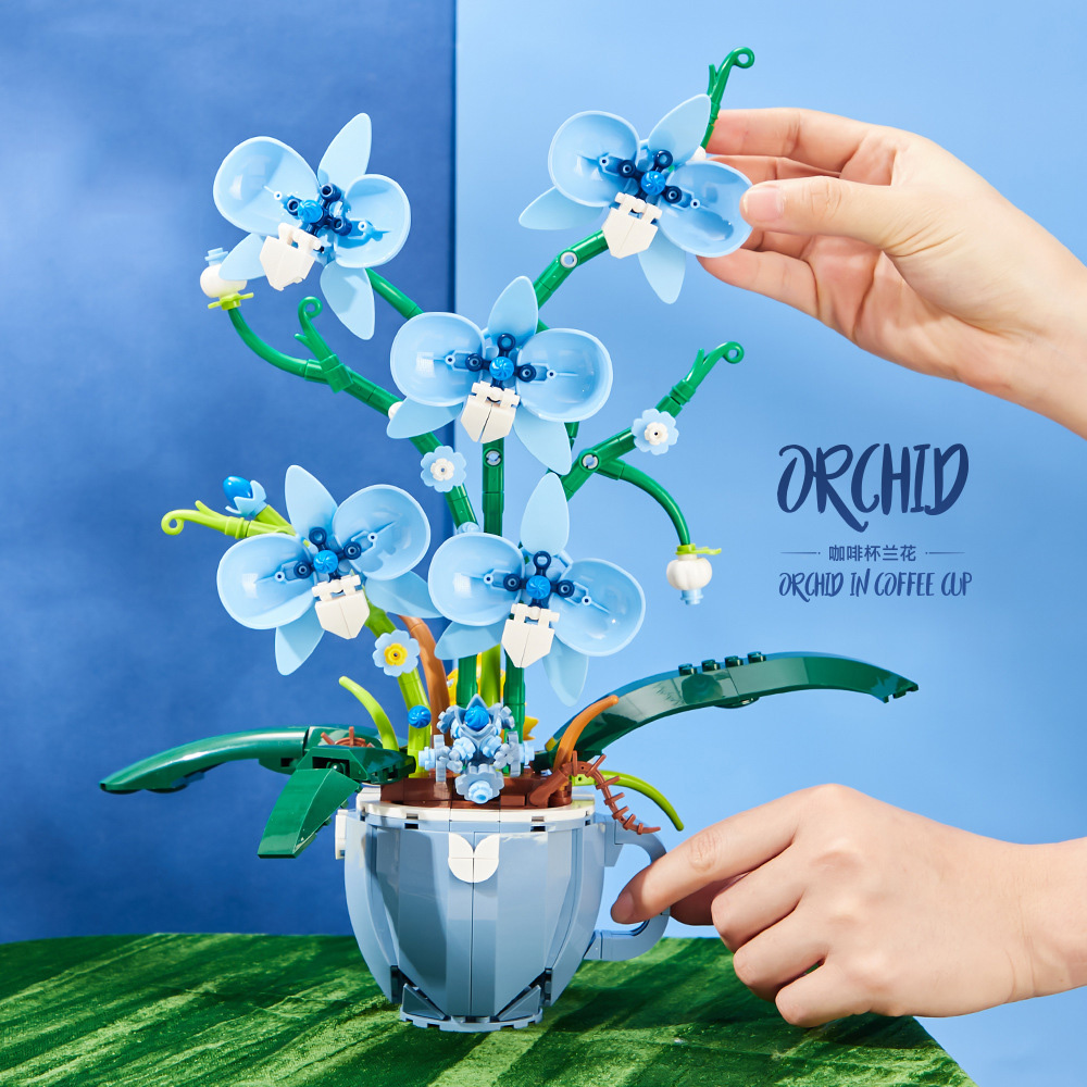 567PCS Blue Orchid Building Bl - Plant Parent Yearly ulasan dan harga