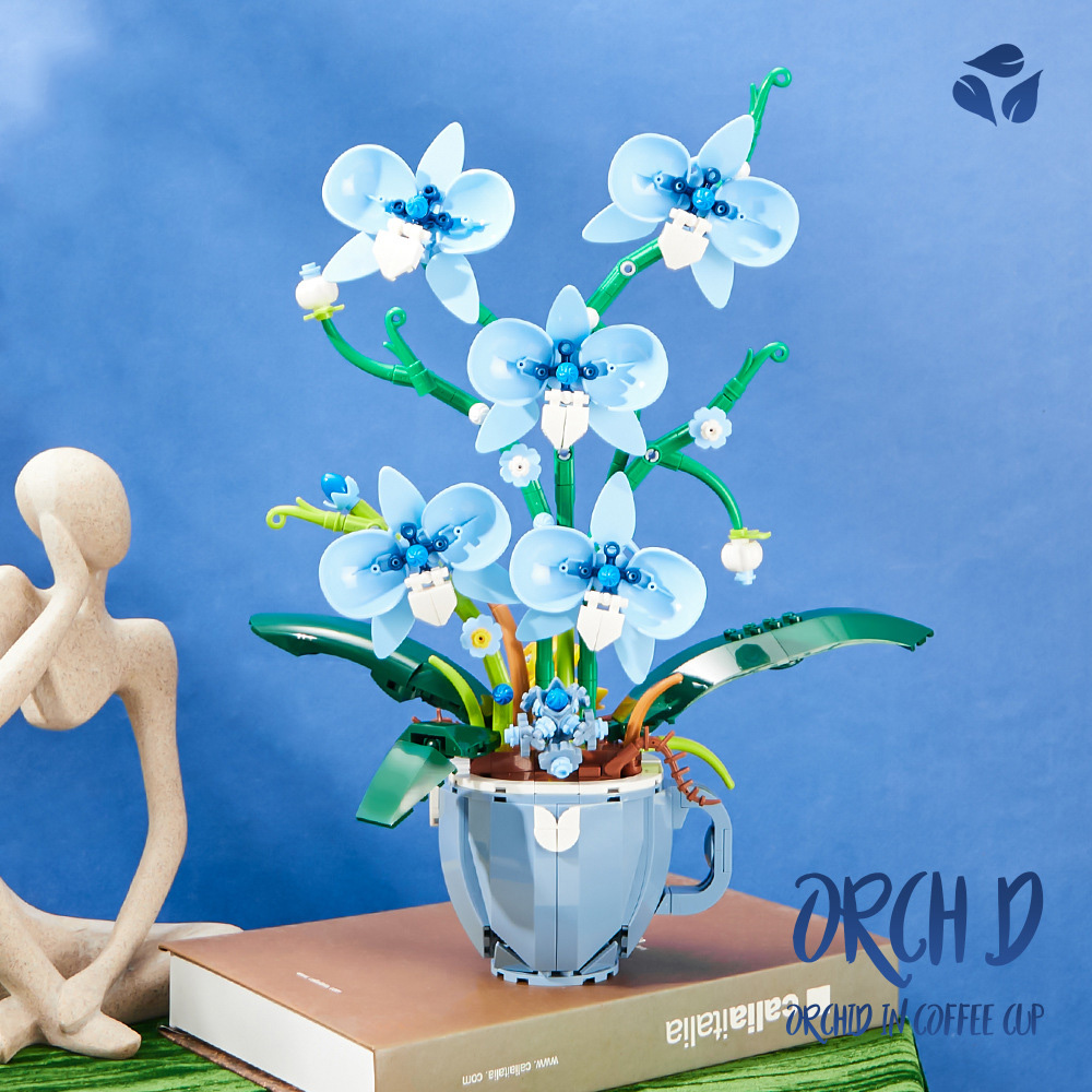 567PCS Blue Orchid Building Bl - Plant Parent Yearly ulasan dan harga
