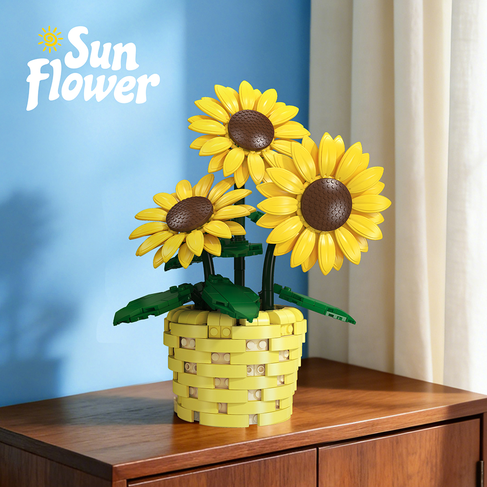 DIY Sunflower Potted Plant Bui - Plant Parent Yearly ulasan dan harga