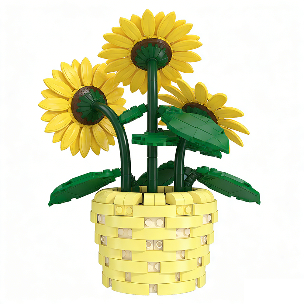 DIY Sunflower Potted Plant Bui - Plant Parent Yearly ulasan dan harga