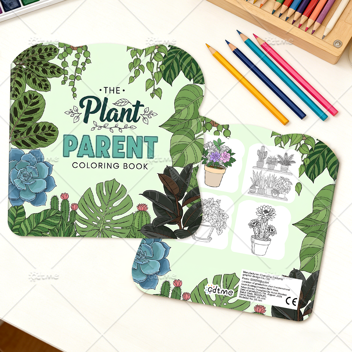 THE Plant PARENTE Coloring Boo - Plant Parents ulasan dan harga