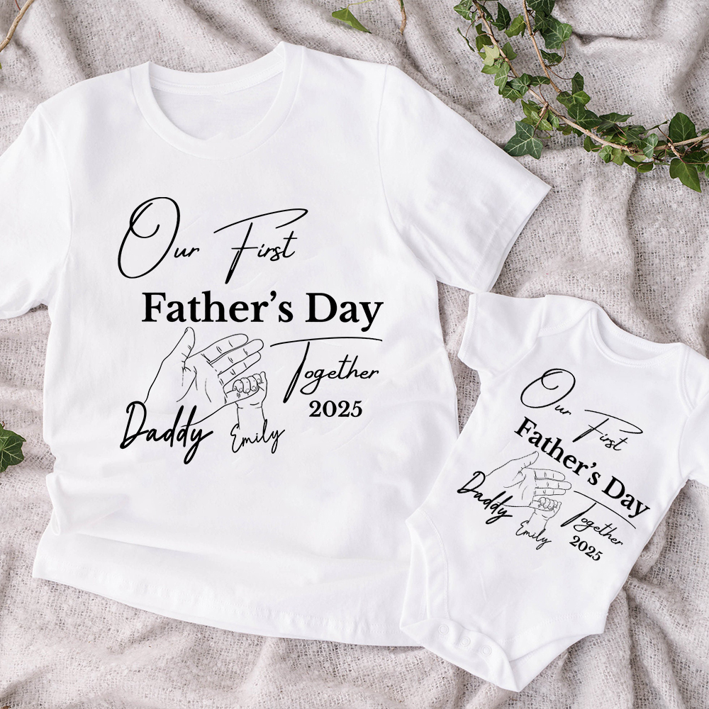 Personalized Our First Father' - Plant Parent T Shirt ulasan dan harga